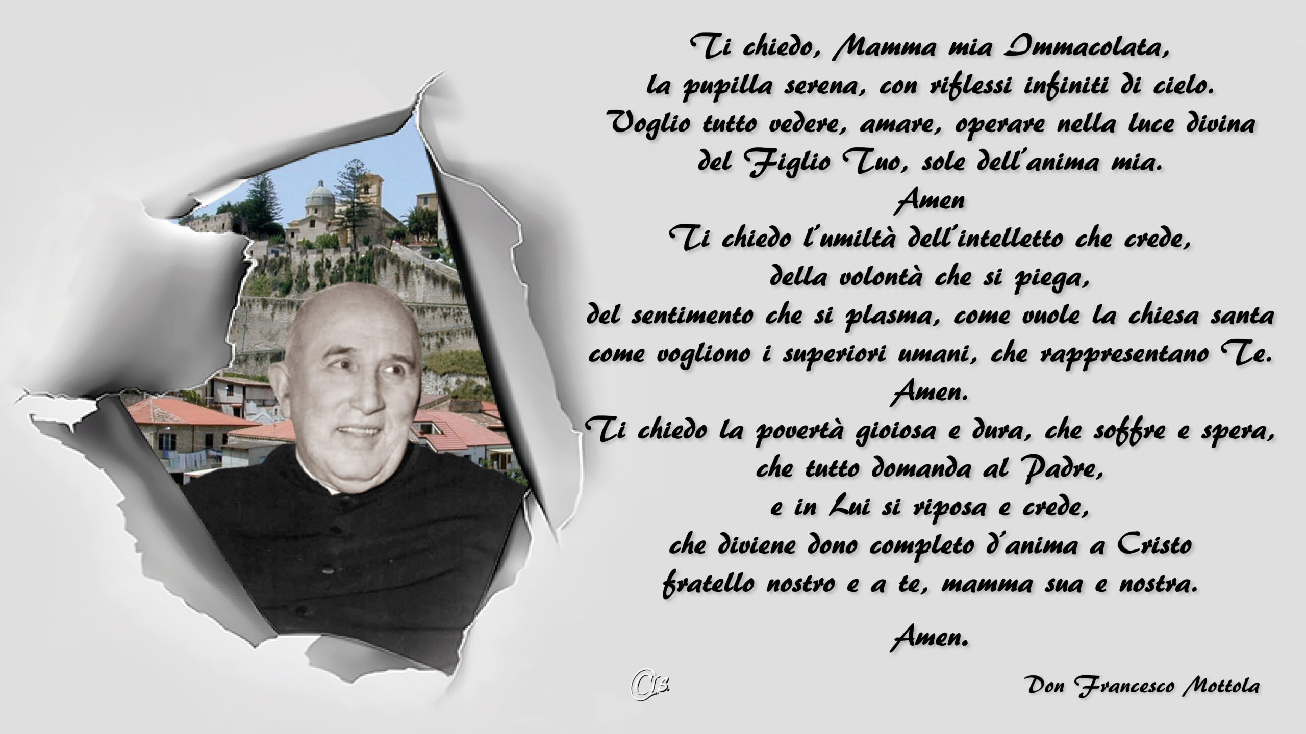 #tropeanite Don Francesco Mottola Pensiero